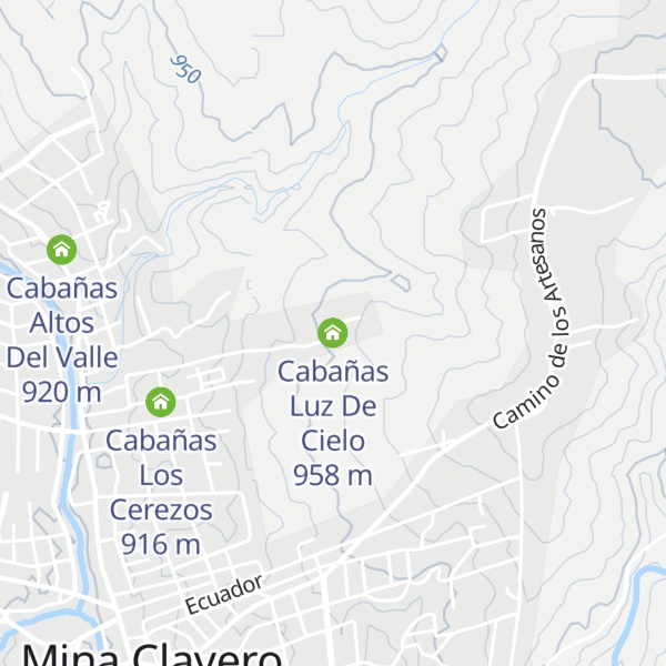 Map of Cabañas Luz De Cielo