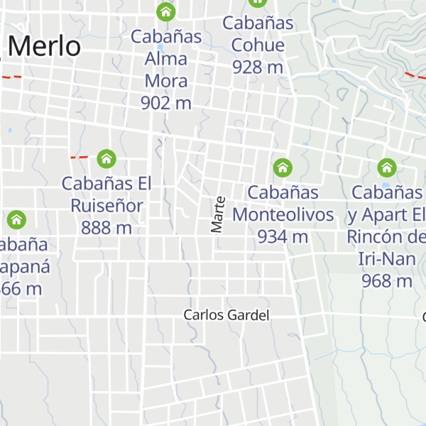 Map of Cabañas Euskadi