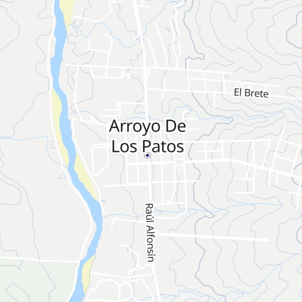 Map of Cabañas Don Ismael