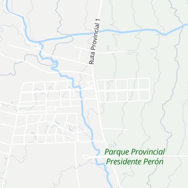 Map of Cabañas El Chañar