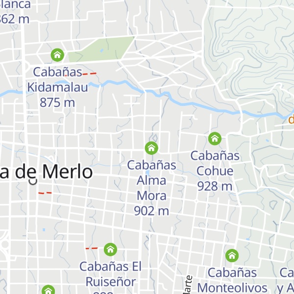 Map of Cabañas Khami