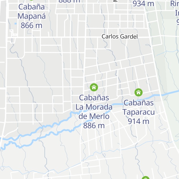 Map of Cabañas Costa del Sol
