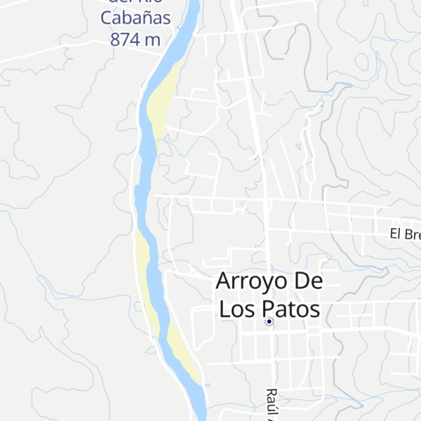 Map of Cabañas La Campecha
