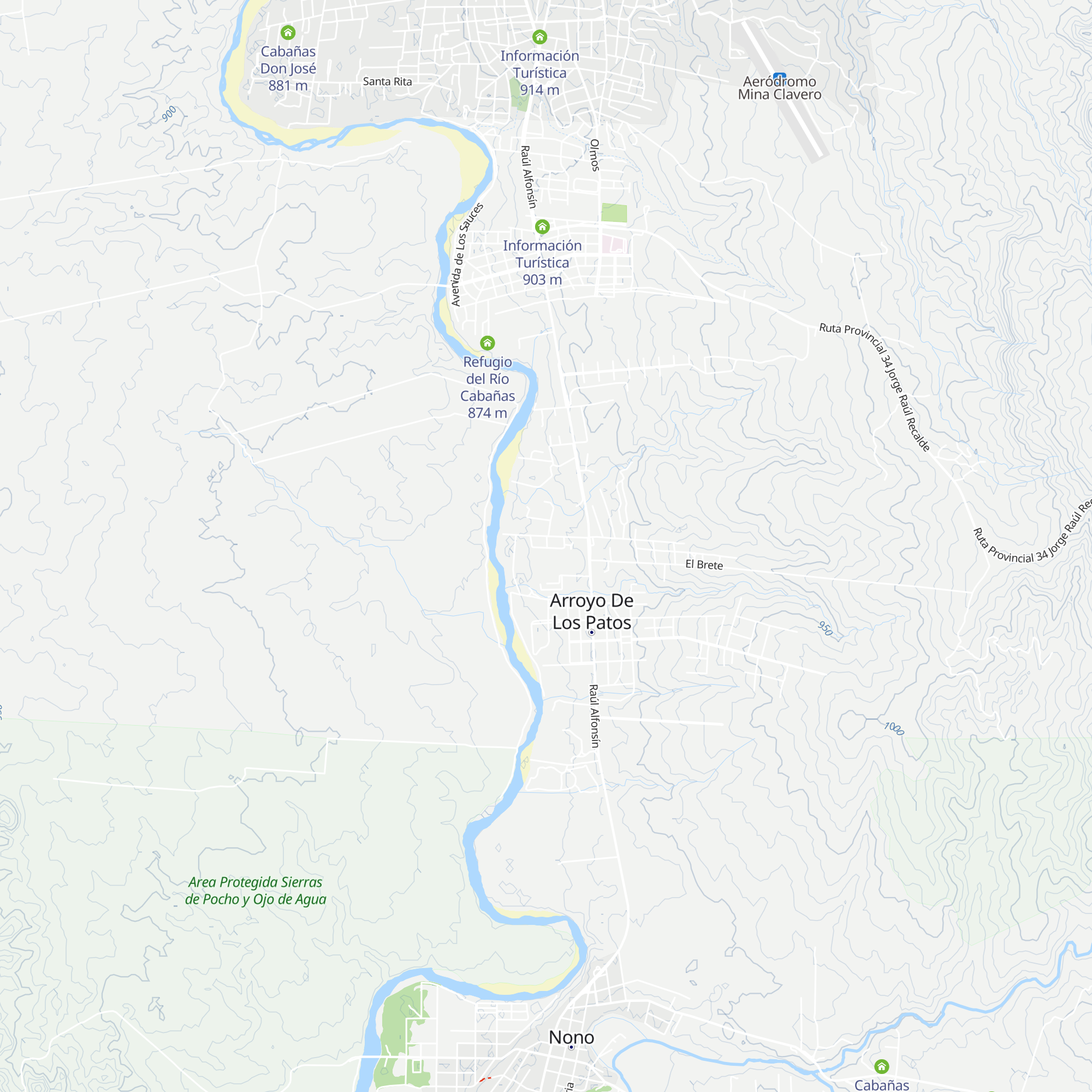 Cabañas La Campecha map
