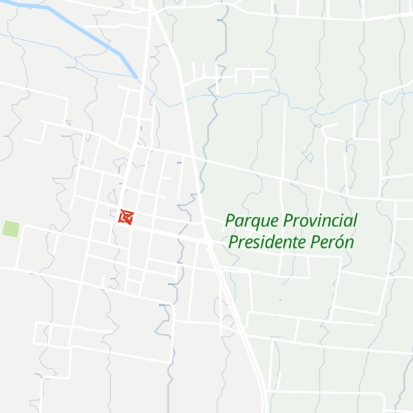 Map of Cabañas Nuova Costa