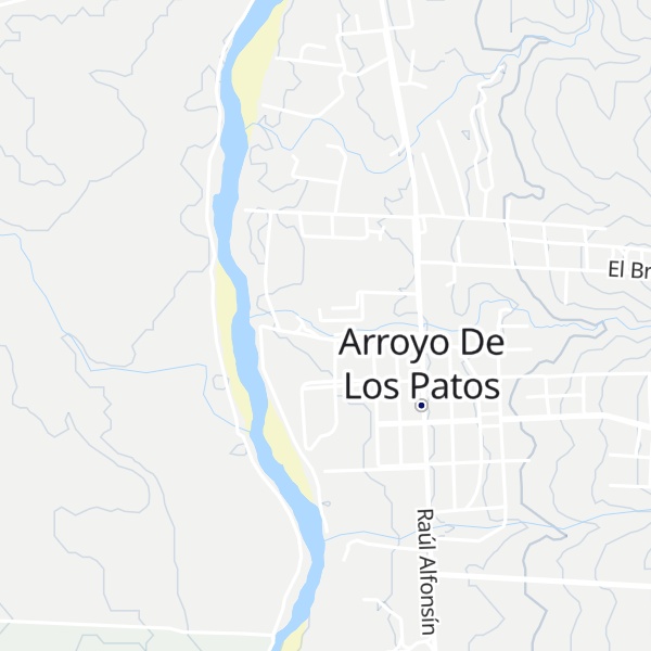 Map of Cabañas playas doradas