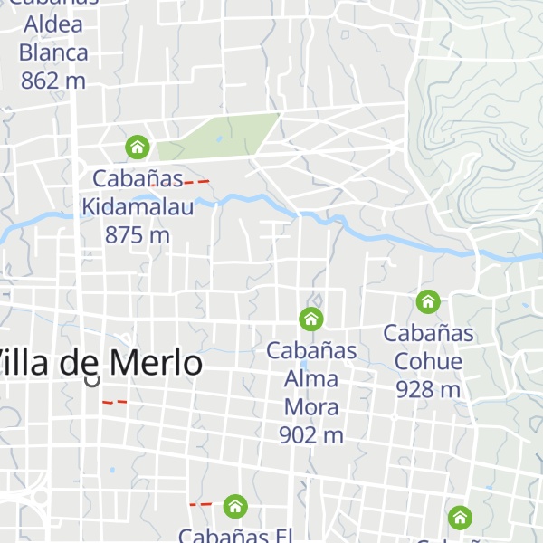 Map of Cabañas Sagrado Corazon Y Corazón De Maria