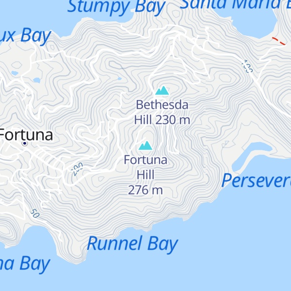 Map of Fortuna Hill