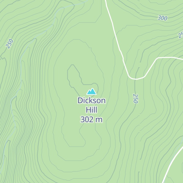 Map of Dickson Hill