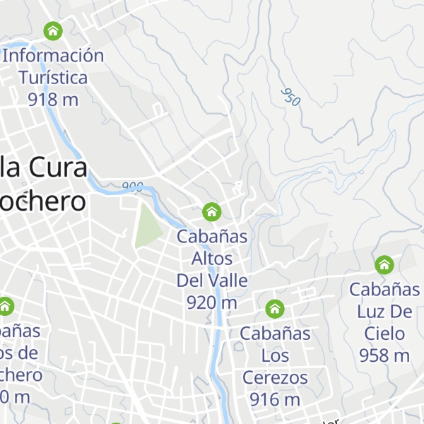 Map of Cabañas Altos Del Valle