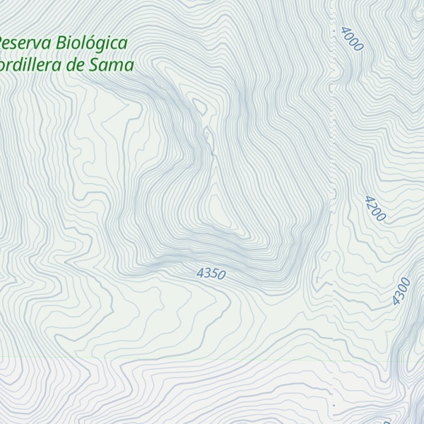 Map of Cerro Campanario