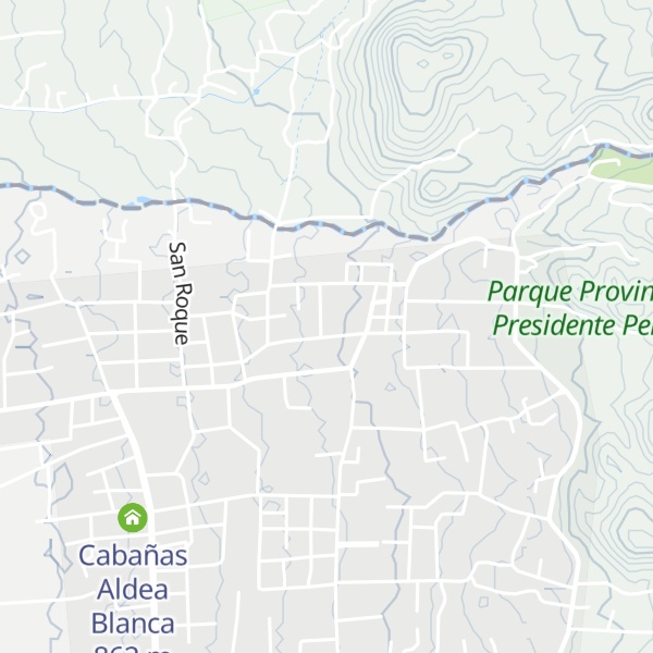 Map of Cabañas Don Fausto