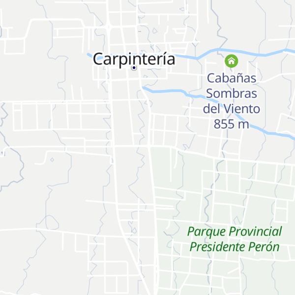 Map of Cabañas de Colores