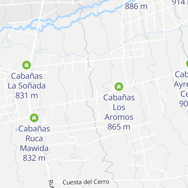 Map of Cabañas La Herradura