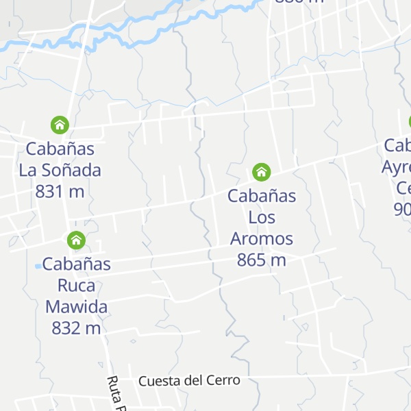 Map of Cabañas Cuyà