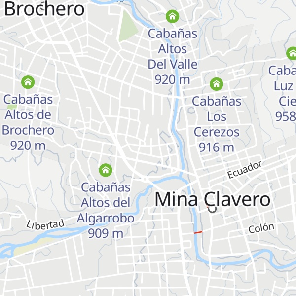 Map of Cabañas Mitai