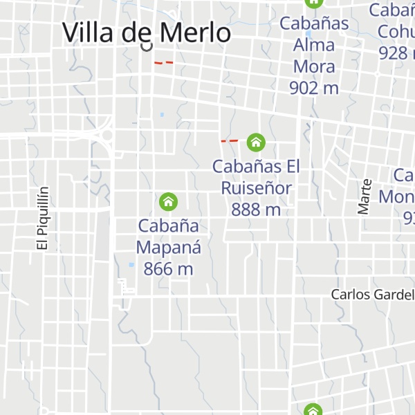 Map of Cabañas Kamiare