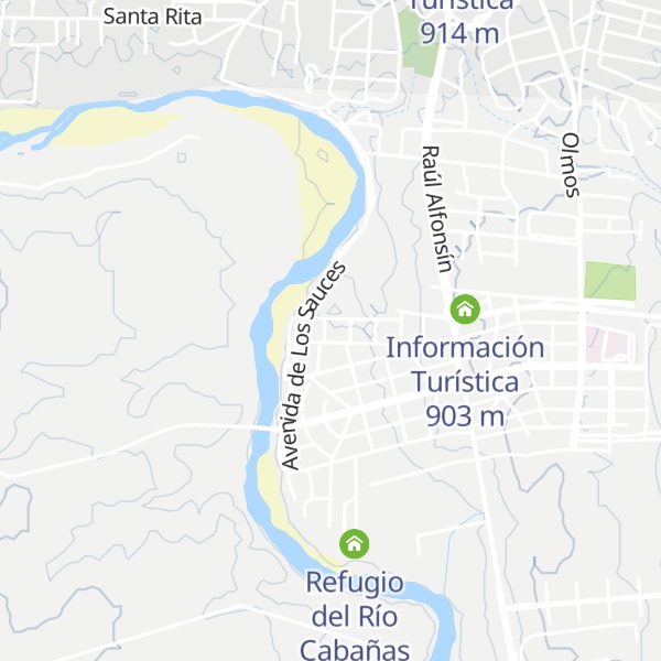 Map of Cabañas Lo de Virgilio