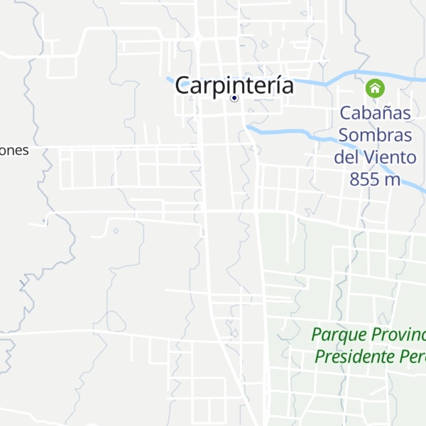 Map of Cabañas Ioká Ioká