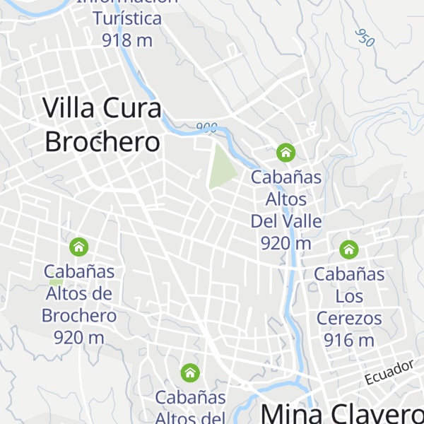 Map of Cabañas Maria Emilia