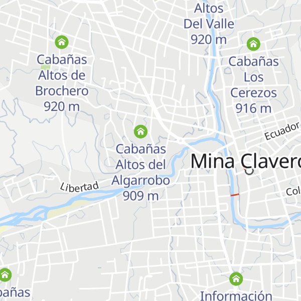 Map of Cabañas Alto Paraíso