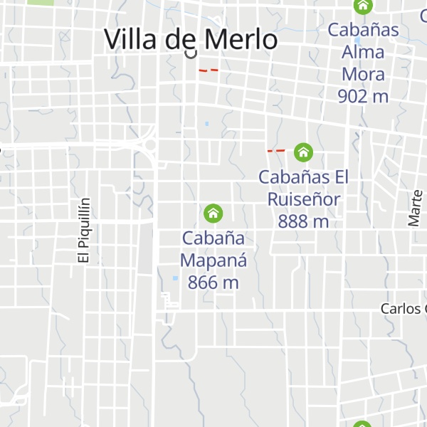 Map of Cabaña Mapaná