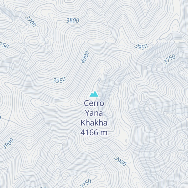 Map of Cerro Yana Khakha