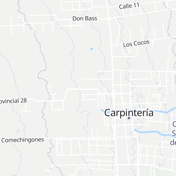 Map of Cabañas y Camping La Sorpresa