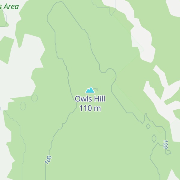Map of Owls Hill