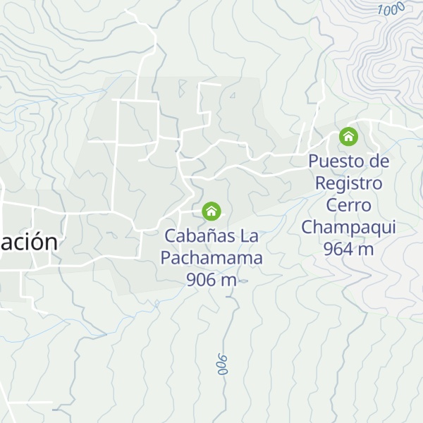 Map of Cabañas La Pachamama