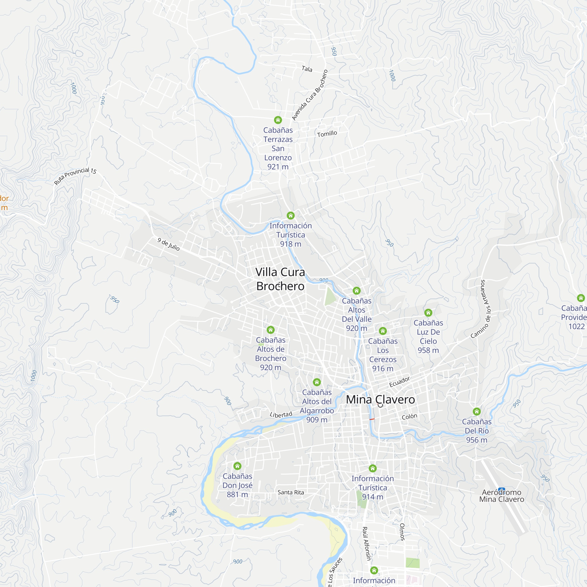Cabañas Ayasan map