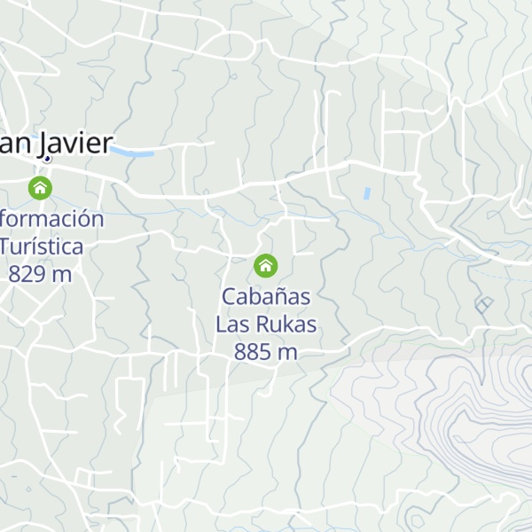 Map of Cabañas Las Rukas