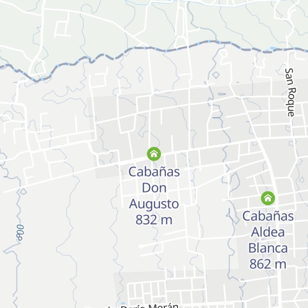 Map of Cabañas Don Augusto
