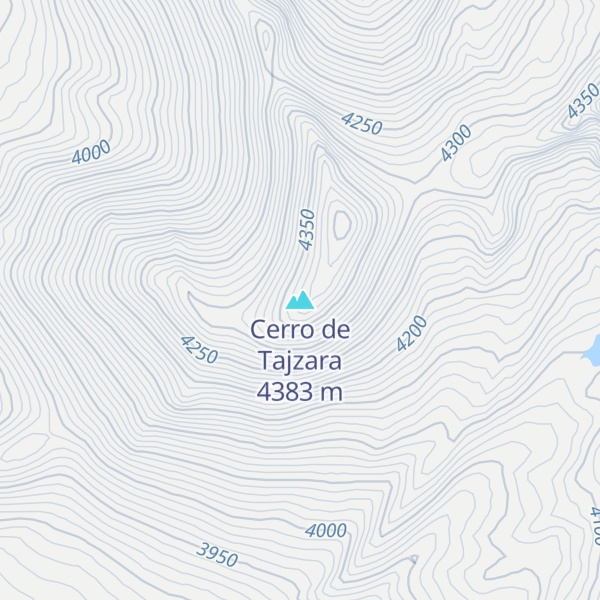 Map of Cerro de Tajzara