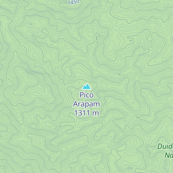 Map of Pico Arapam