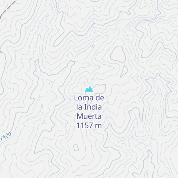 Map of Loma de la India Muerta