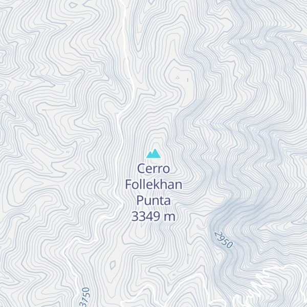 Map of Cerro Follekhan Punta