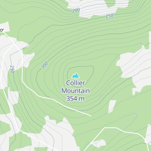 Map of Collier Mountain