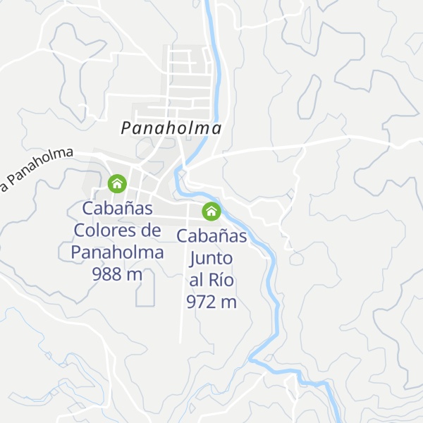Map of Cabañas Junto al Río