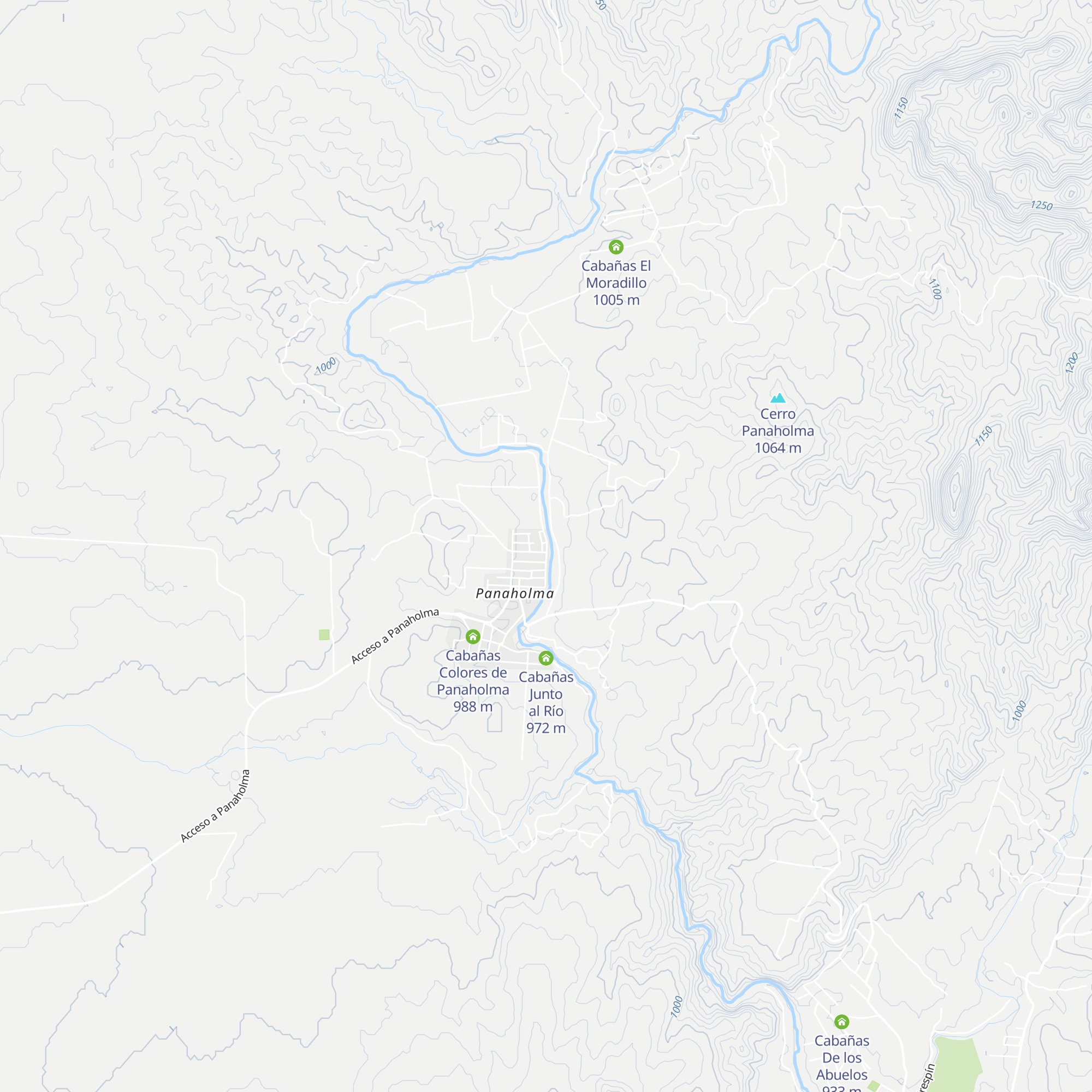 Cabañas Ayres de Panaholma map