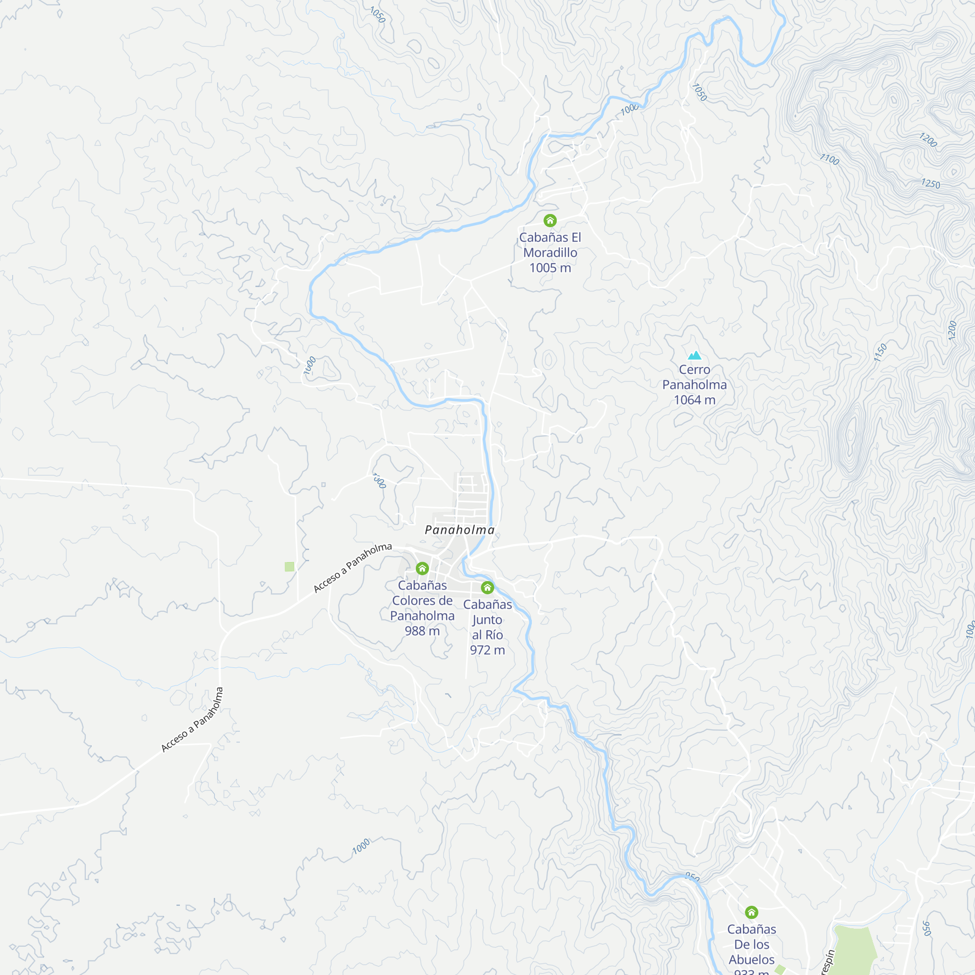 Cabañas Ayres de Panaholma map