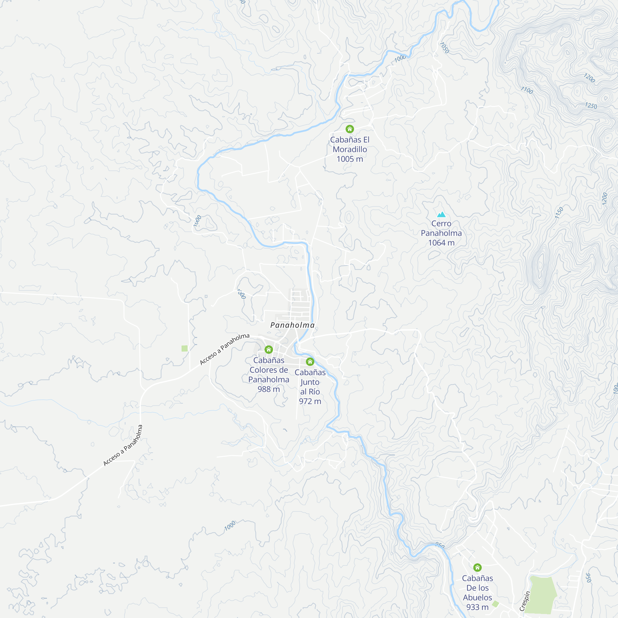 Cabañas Sutiyay map