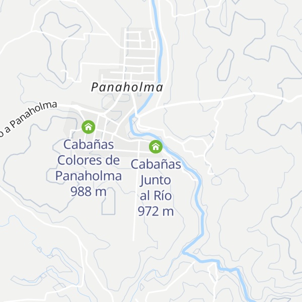 Map of Cabañas del Artesano