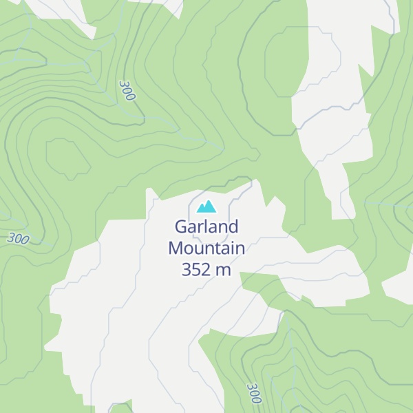 Map of Garland Mountain