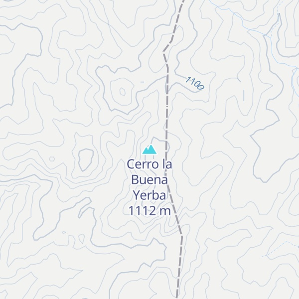 Map of Cerro la Buena Yerba