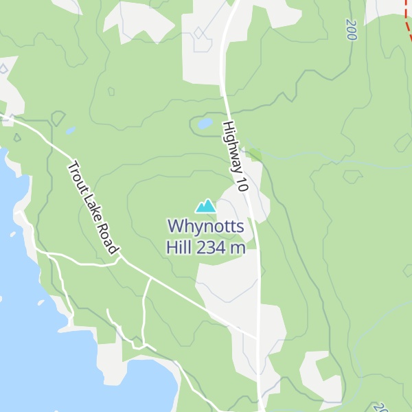 Map of Whynotts Hill
