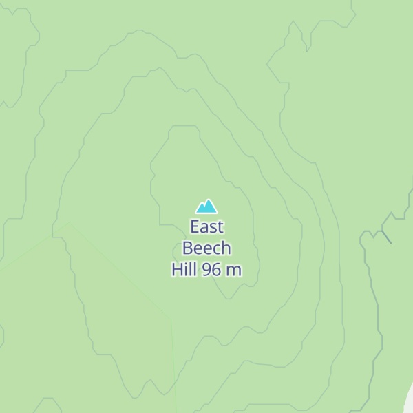 Map of East Beech Hill
