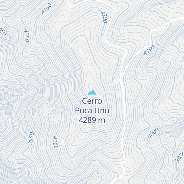 Map of Cerro Puca Unu