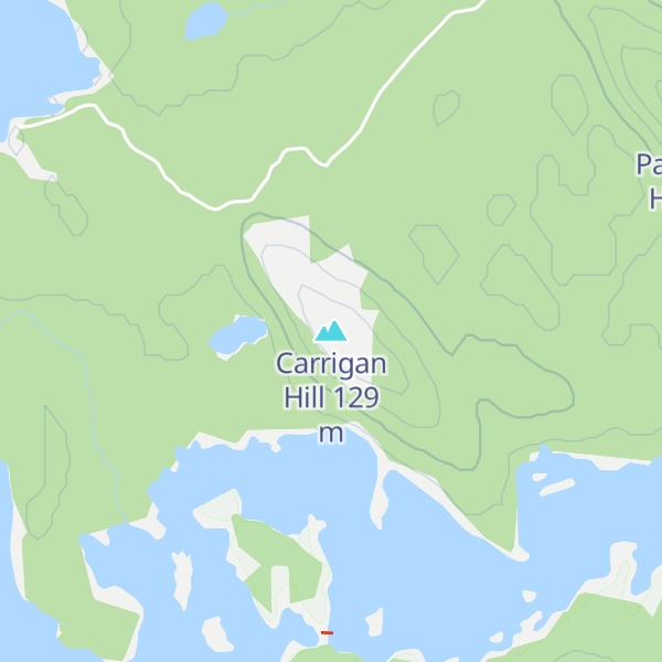 Map of Carrigan Hill