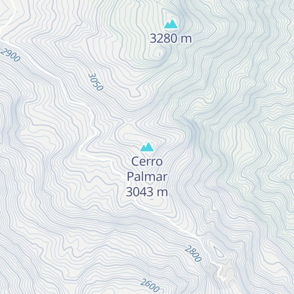 Map of Cerro Palmar